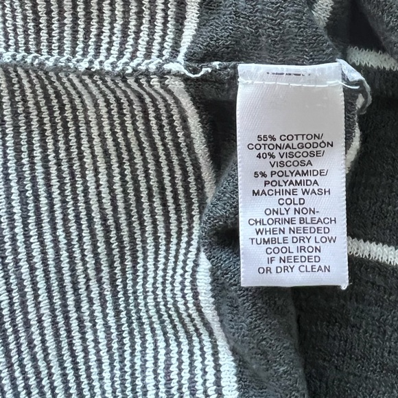 LOFT Striped and Split Shoulder Sweater Small - Picture 12 of 12